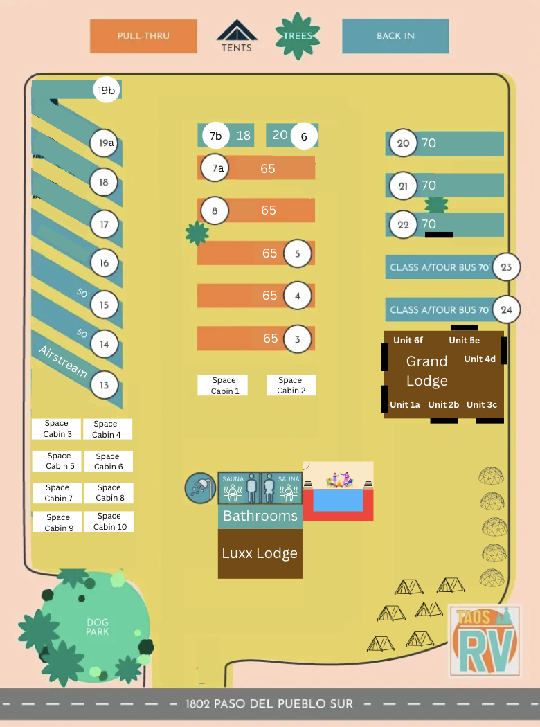 Park Map — LUXX Lodge